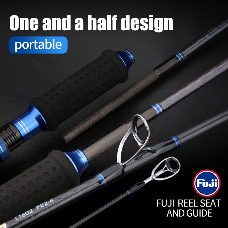 Fishing Rod Surf - Rollfish premium 2 seções de fibra