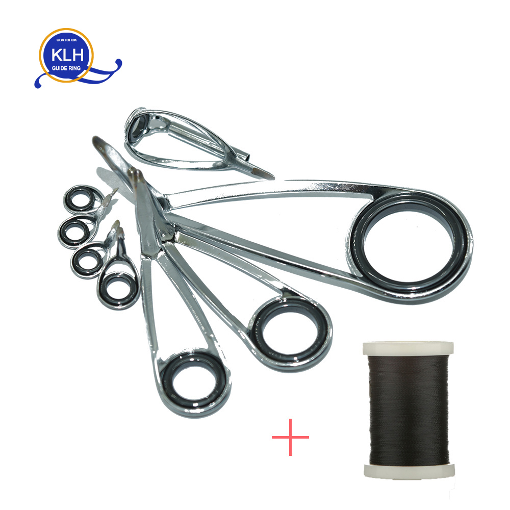 8 pçs/kit klh suporte anel gui - Fishing Rod Spinning avaliação e preço