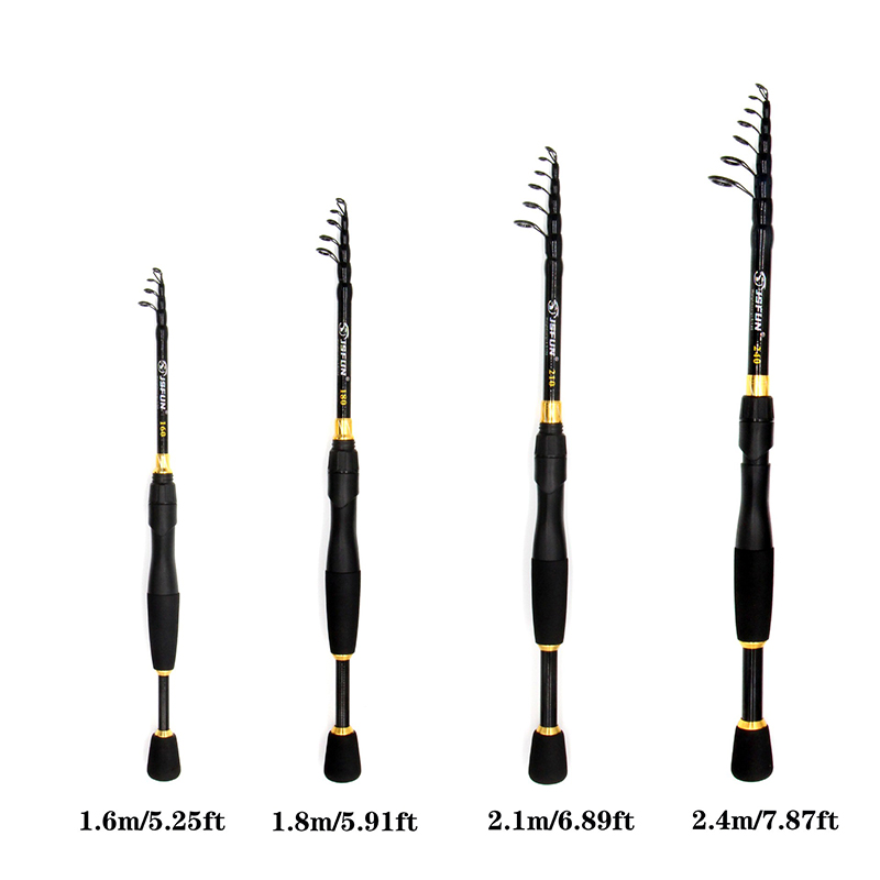 Vara de pesca telescópica JSFU - Fishing Rod Combo avaliação e preço