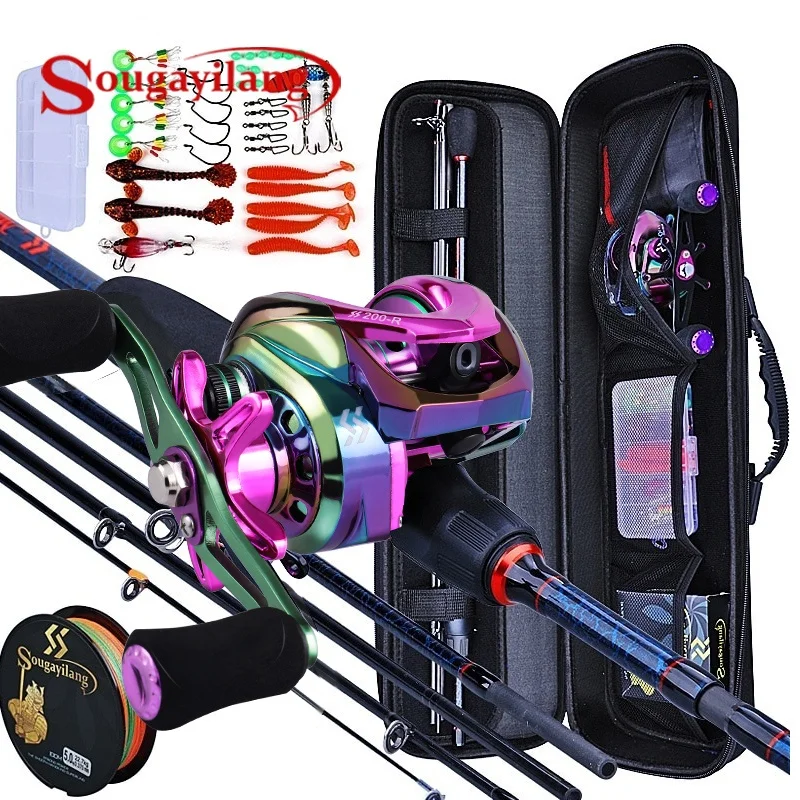 Sougayilang varas de pesca e c - Fishing Rod Combo avaliação e preço