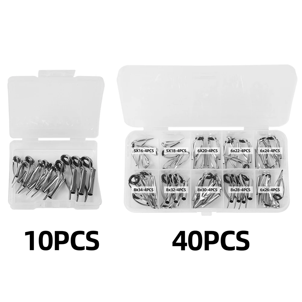 10/40 peças Kit de Reparação d - Fishing Rod Tip Replacement avaliação e preço